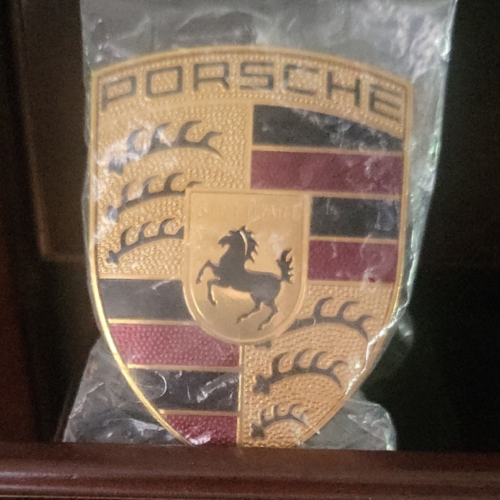 Porsche Lid Emblem Front Bonnet